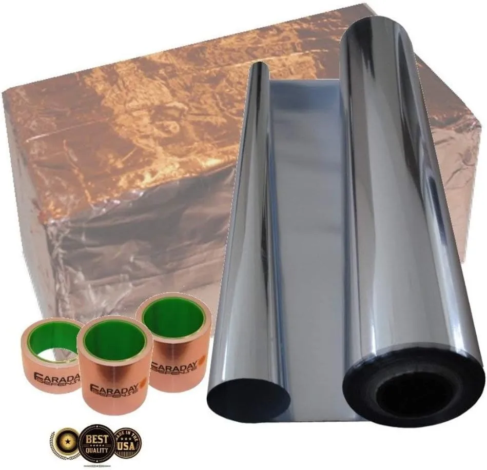 Faraday Cage Kit (Large Box Size) EMP ESD Solar Signal Blocking Box Heavy Duty Electro-Shielding Kit - Survivalists Preppers