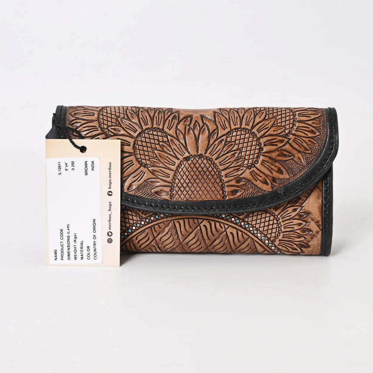 Faulk Tooled Wallet
