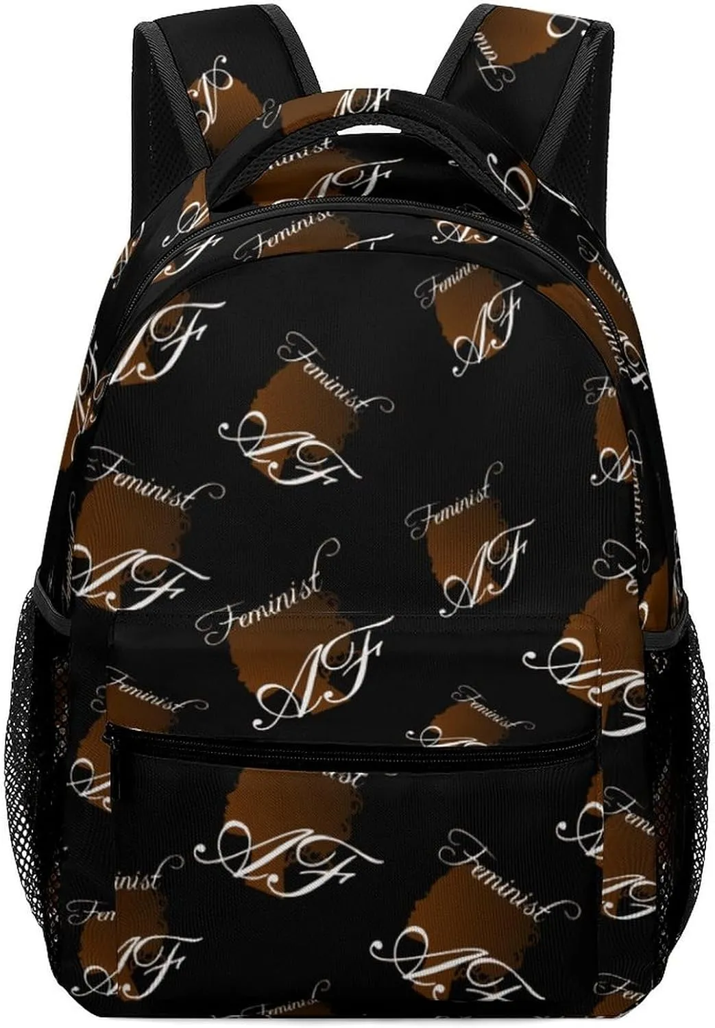 Feminist Travel Backpack Water Resistant Luggage Daypack Business Weekender Bag for Men Women