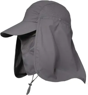 Fishing Hat Men/Women Outdoor Sun Cap UV Sun Protection Hat with Removable Neck Flap & Face Cover Cycling Hiking