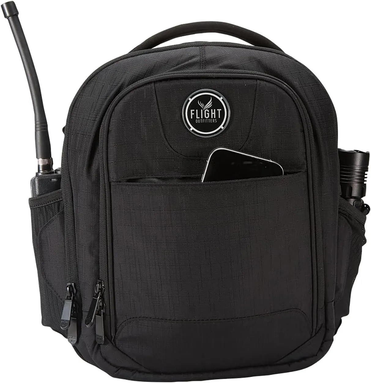 Flight Outfitters Lift Pro 2.0 Flight Bag, Durable Reinforced Sides Aviation Headset Pilot Bags | Multiple Pockets & Shoulder Strap, Black