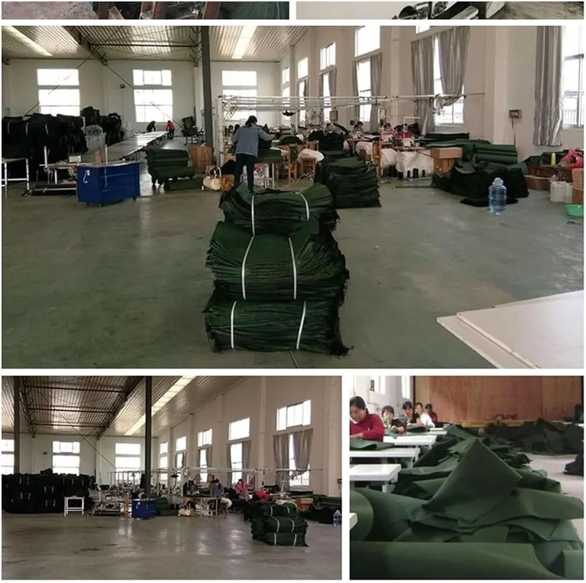 Flood Bags Ecological Bag 100pack Highway Slope Protection PP Material Tear Resistance Green Bag Control Flood River Flood Control