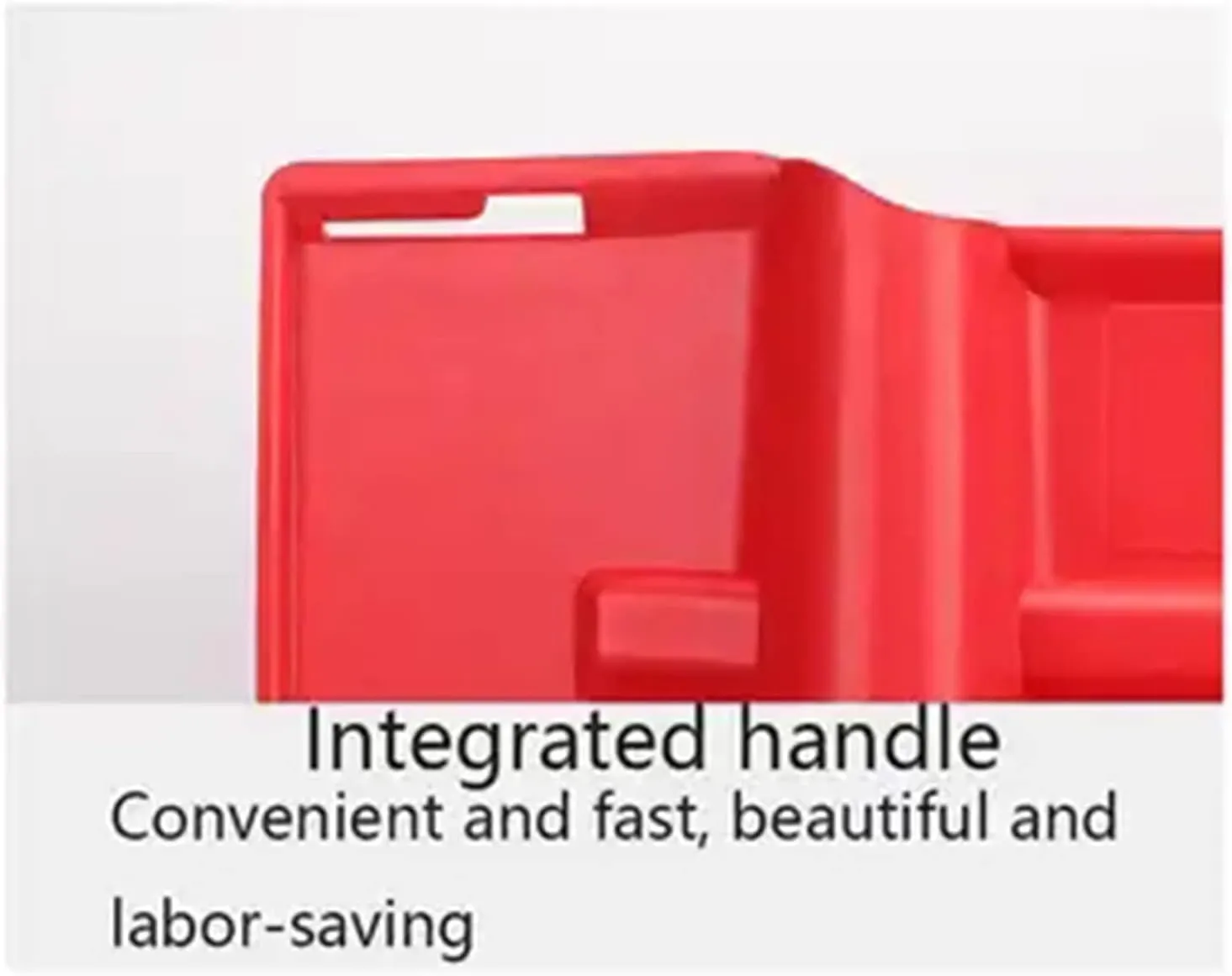 Flood Protection Barrier,ABS L-Type Flood Protection Board Reusable Blocking Water Board for Diversion with 5 Flood Bags(Red 5pcs)