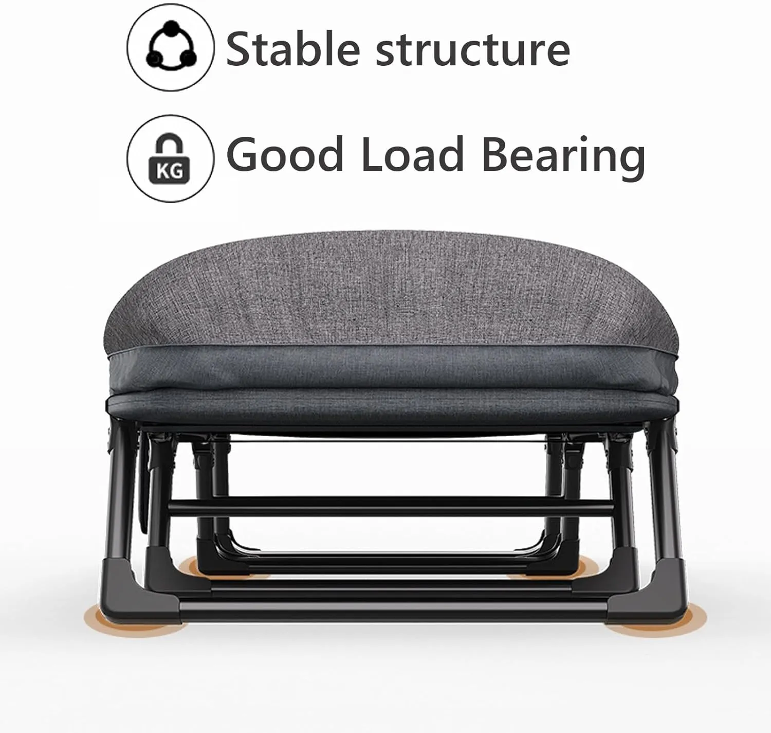 Foldable Bed with Mattress Full Size, Comfortable and Breathable Sturdy Structure High Resilience Cotton, Folding Camping Cot, for Home Office Travel(190 * 66CM)
