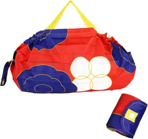 Foldable One-Shoulder Portable Shopping Bag Portable Grocery Bag Supermarket Eco Bag for Shopping Grocery Picnic Travel and Gym (Color : 03)