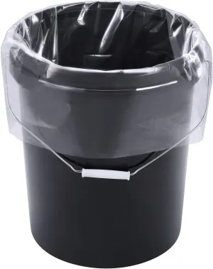 Food Storage Bags, 5 Gallon Bucket Liner Bags, Food Grade Platisc Bag for Marinading and Brining, BPA Free, Extra Heavy Duty Leak Proof, Great for Food Storage, 4Mil, Pack of 24