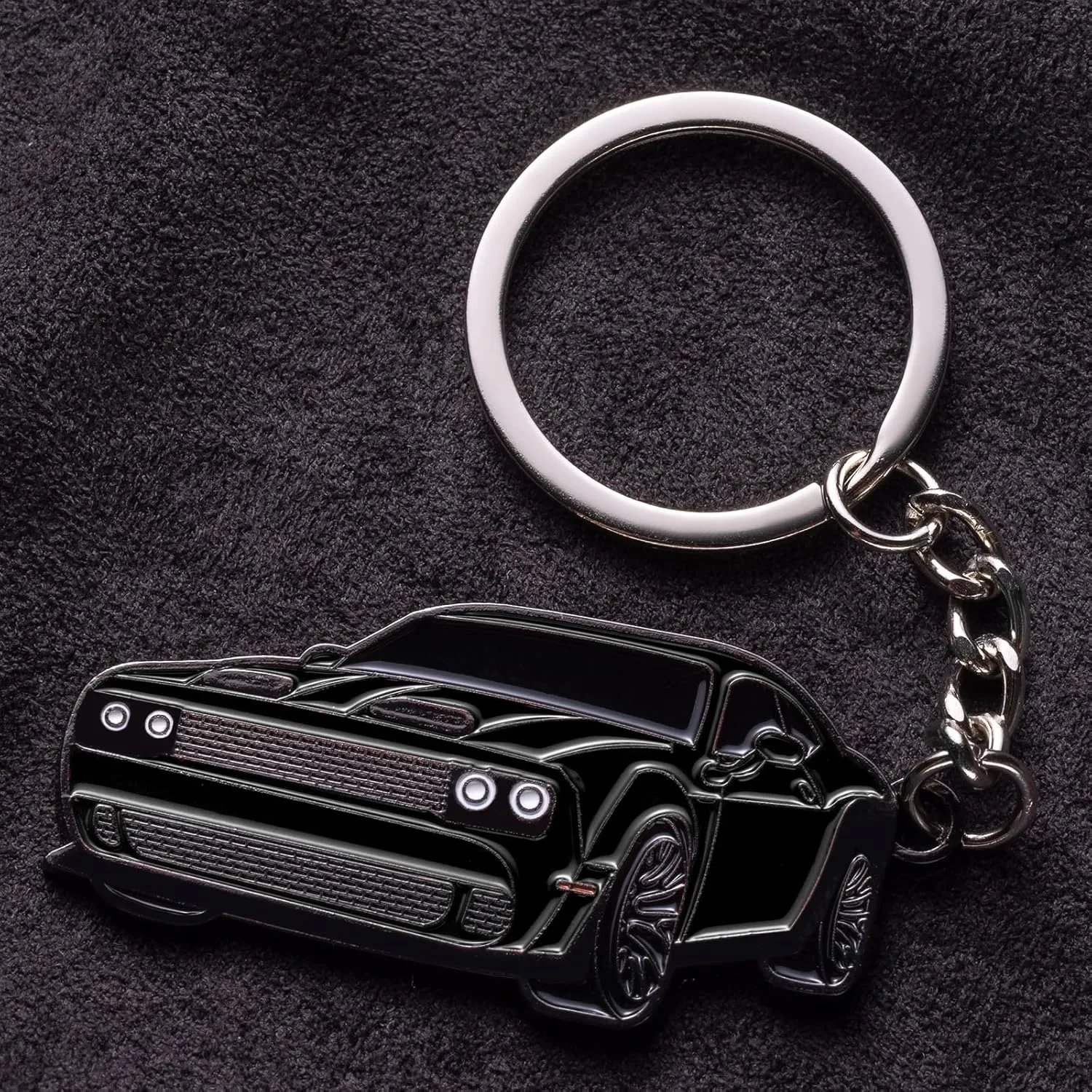 for Challenger Keychain Accessories SRT,Key Chain for Dodge Challenger Hellcat Accessories SRT SXT