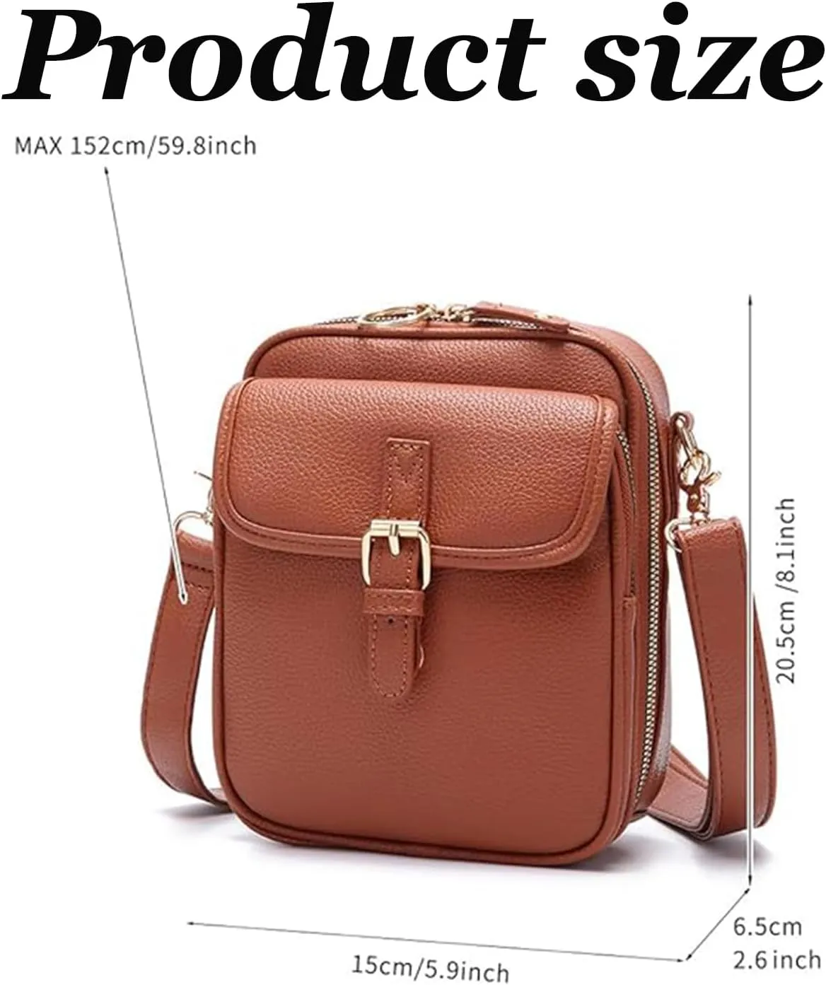 Forcipower Crossbody Bag,2025 New Upgraded Urvashi Crossbody Leather Bag,with Built in Wallet,Vintage Anti-Theft