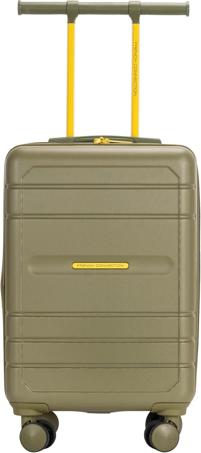 French Connection Le Voyage Luggage Set, Sage, 22" Carry-On