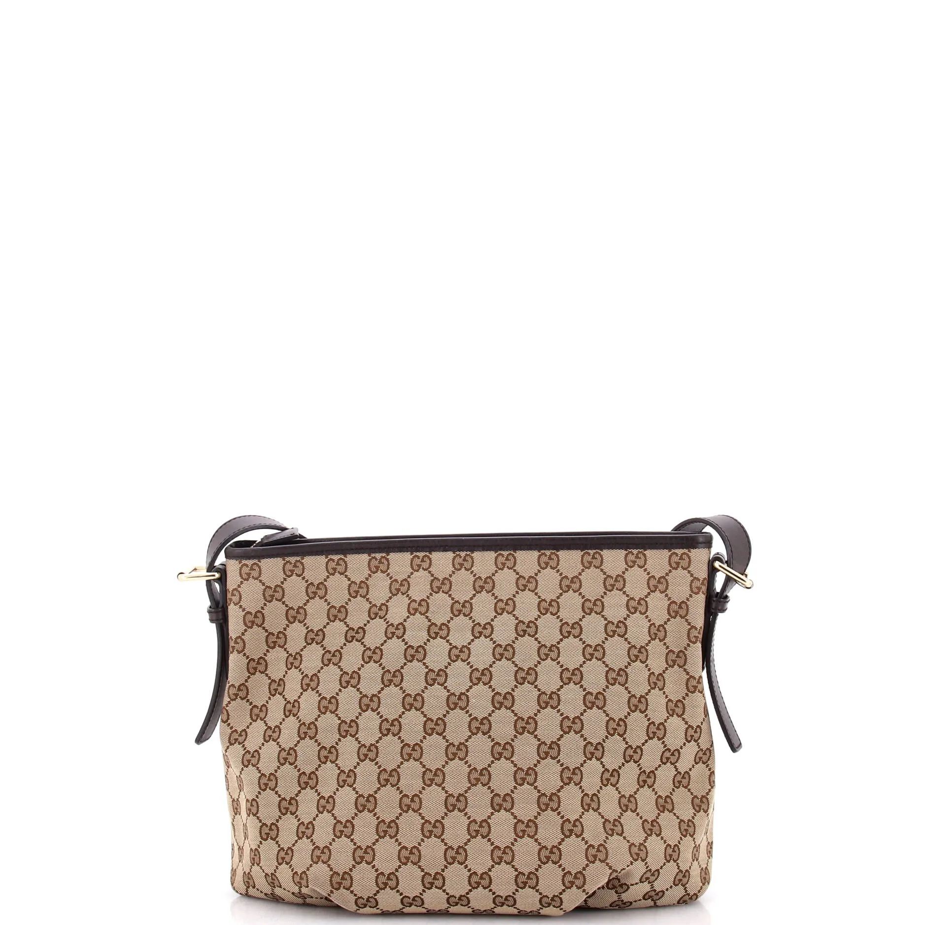 Front Zip Messenger GG Canvas Medium