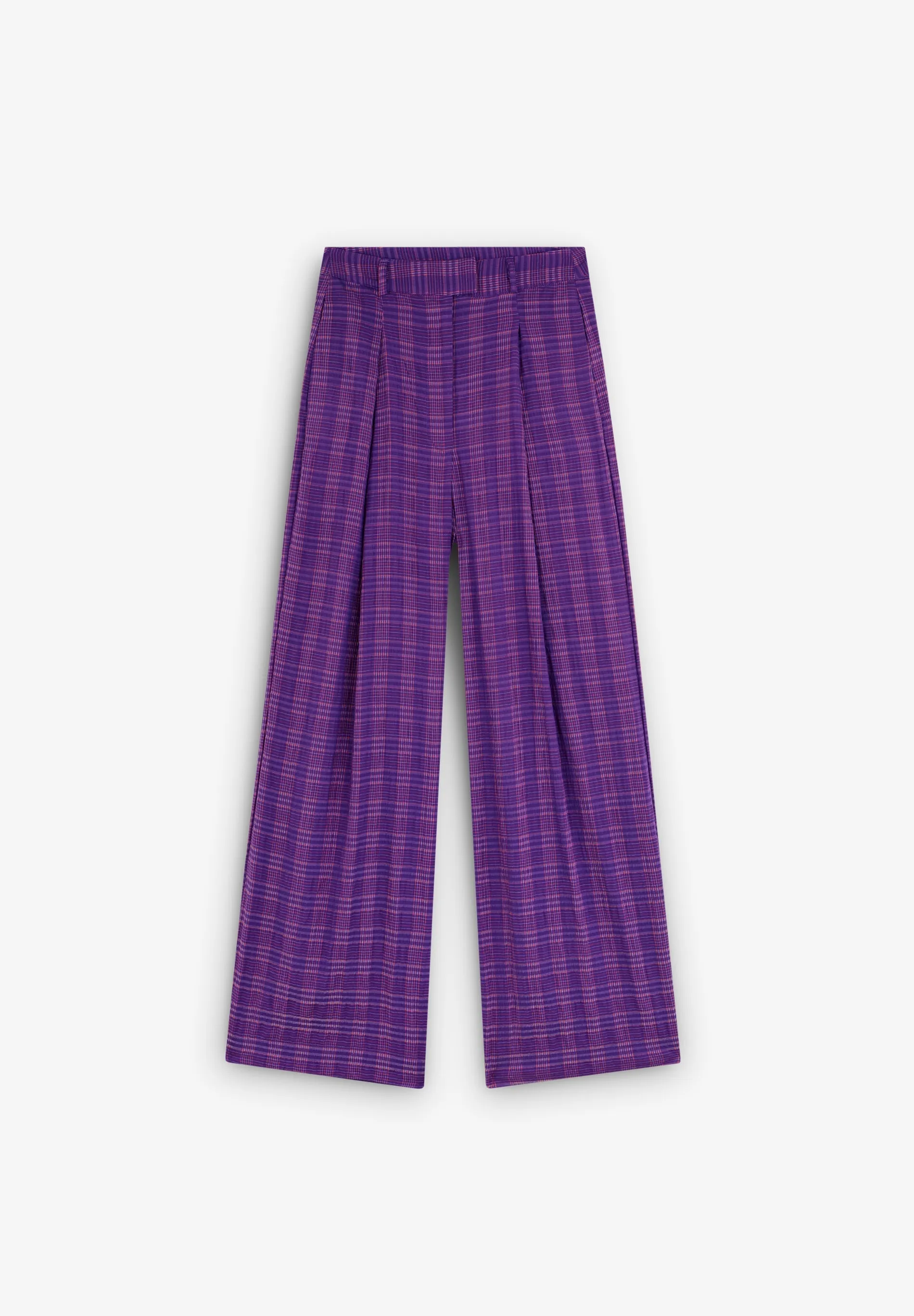 FULL LENGTH STRIPED TROUSERS WITH DARTS