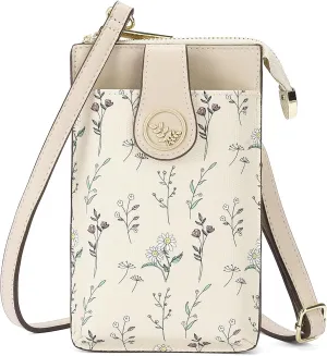 GAEKEAO Small Crossbody Bags for Women Leather Cell Phone Purse Bag Wallet with RFID Blocking Credit Card Slots