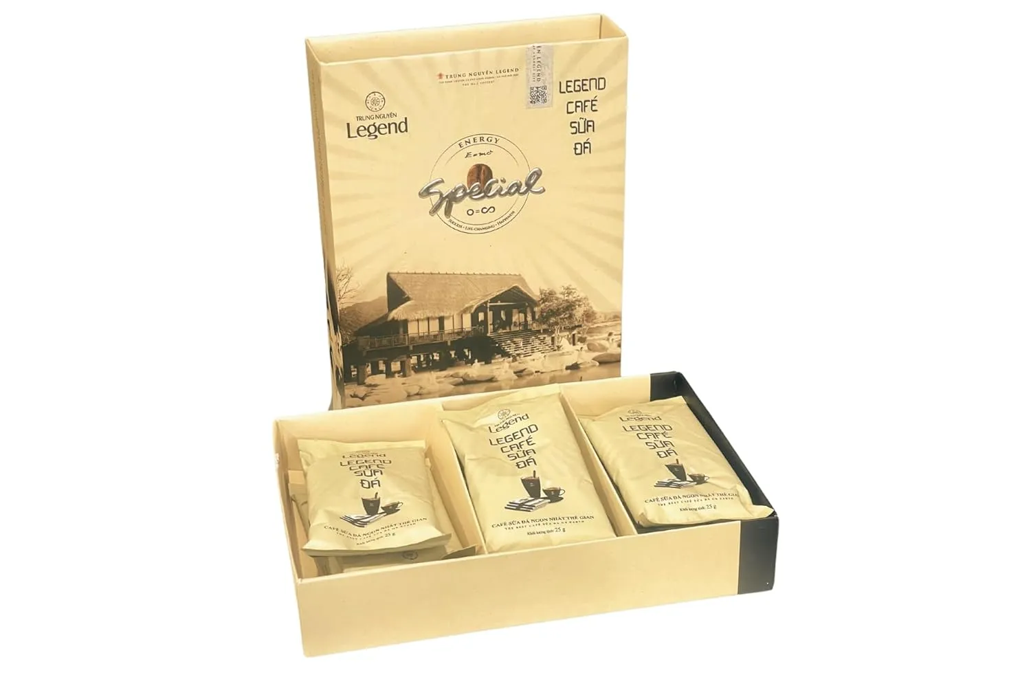 Generic 1 Pack - Special Energy Instant Milk Coffee - Ca Phe Sua Hoa Tan Tang Nang Luong - 9 Bags per Box