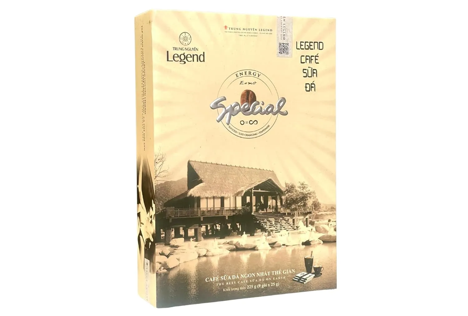 Generic 1 Pack - Special Energy Instant Milk Coffee - Ca Phe Sua Hoa Tan Tang Nang Luong - 9 Bags per Box
