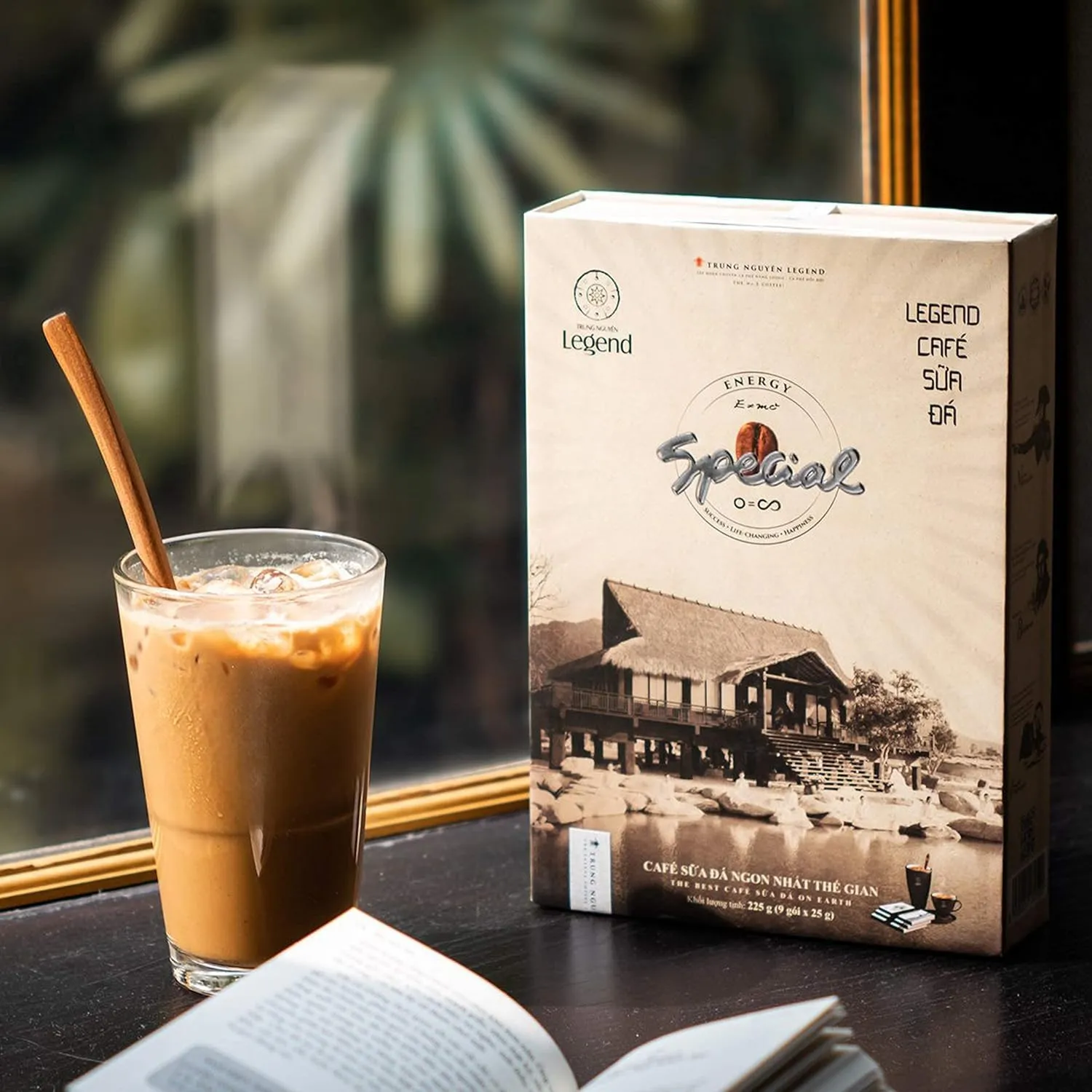 Generic 1 Pack - Special Energy Instant Milk Coffee - Ca Phe Sua Hoa Tan Tang Nang Luong - 9 Bags per Box