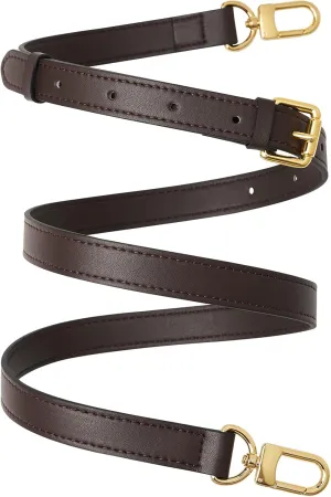 Genuine Vachetta Leather Crossbody Strap Genuine Leather Adjustable Replacement Strap for Shoulder Bag Handbag Purse