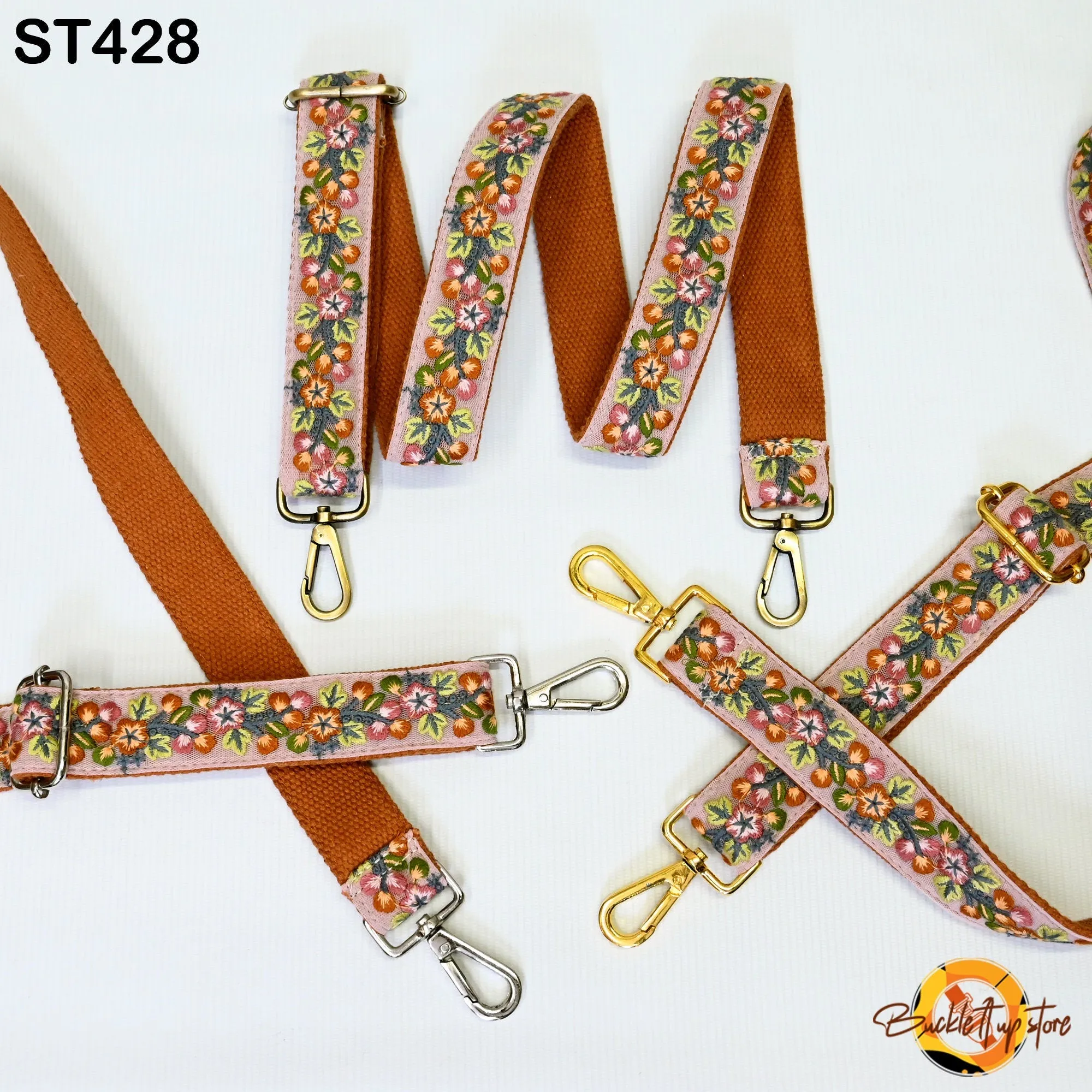 Gift for Dad Embroidered Messenger Bags Strap Crossbody Strap for Purses Boho  Embroidery Replacement Strap Boho Guitar Strap Handbag Strap