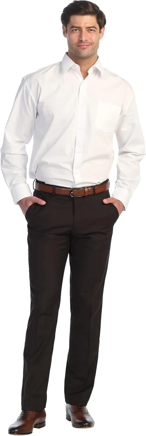Gioberti Men's Hidden Expandable Waist Dress Pants