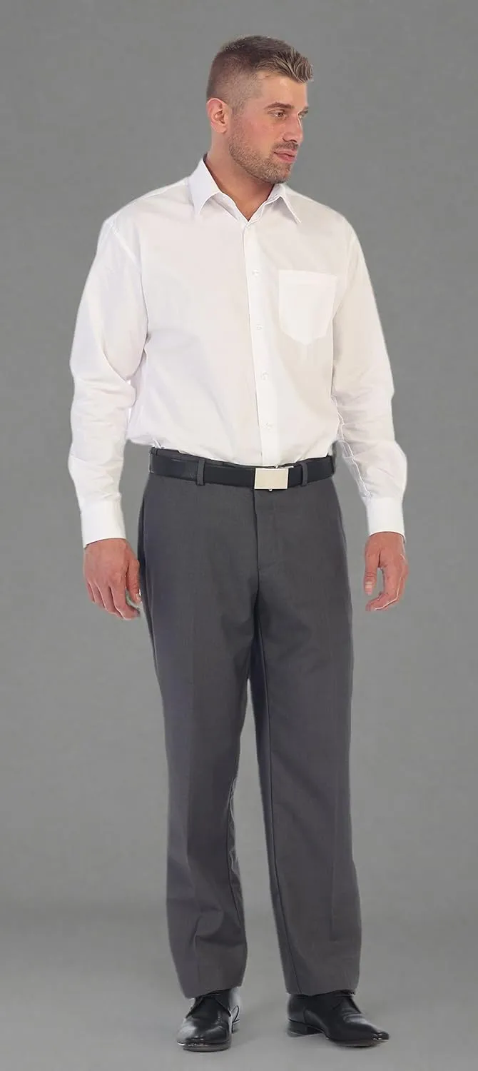 Gioberti Men's Hidden Expandable Waist Dress Pants