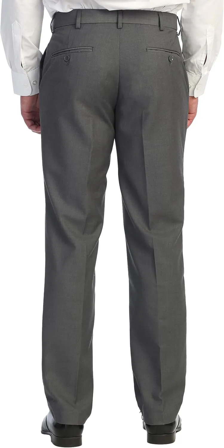 Gioberti Men's Hidden Expandable Waist Dress Pants