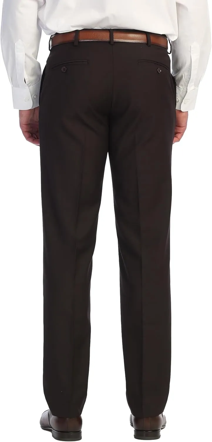 Gioberti Men's Hidden Expandable Waist Dress Pants