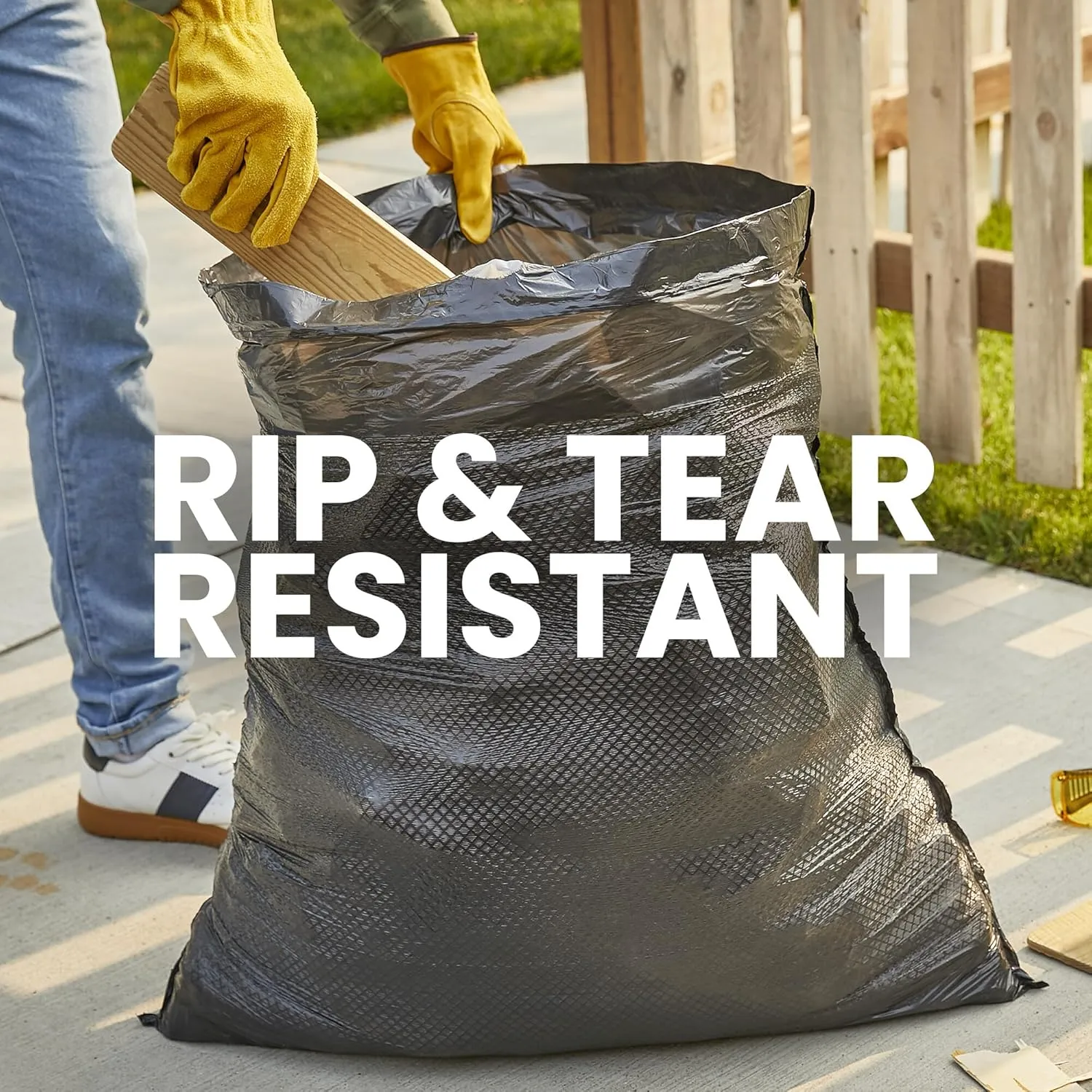 Glad ForceFlex Heavy Duty Large Drawstring Trash Bags, Hold 80  lb, 30 Gal, 50 Ct (Package May Vary)