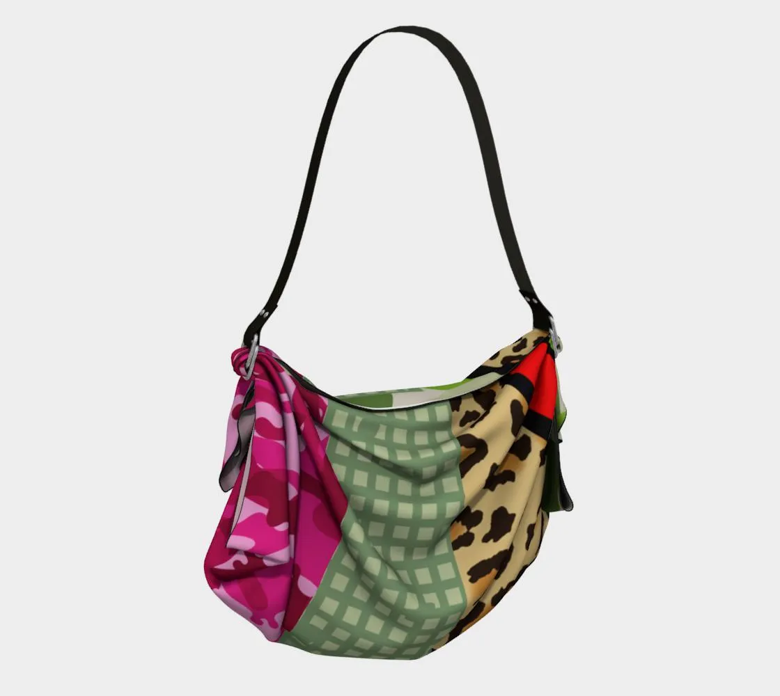 Green Apple Leopard Hobo