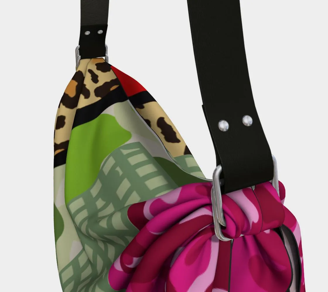 Green Apple Leopard Hobo