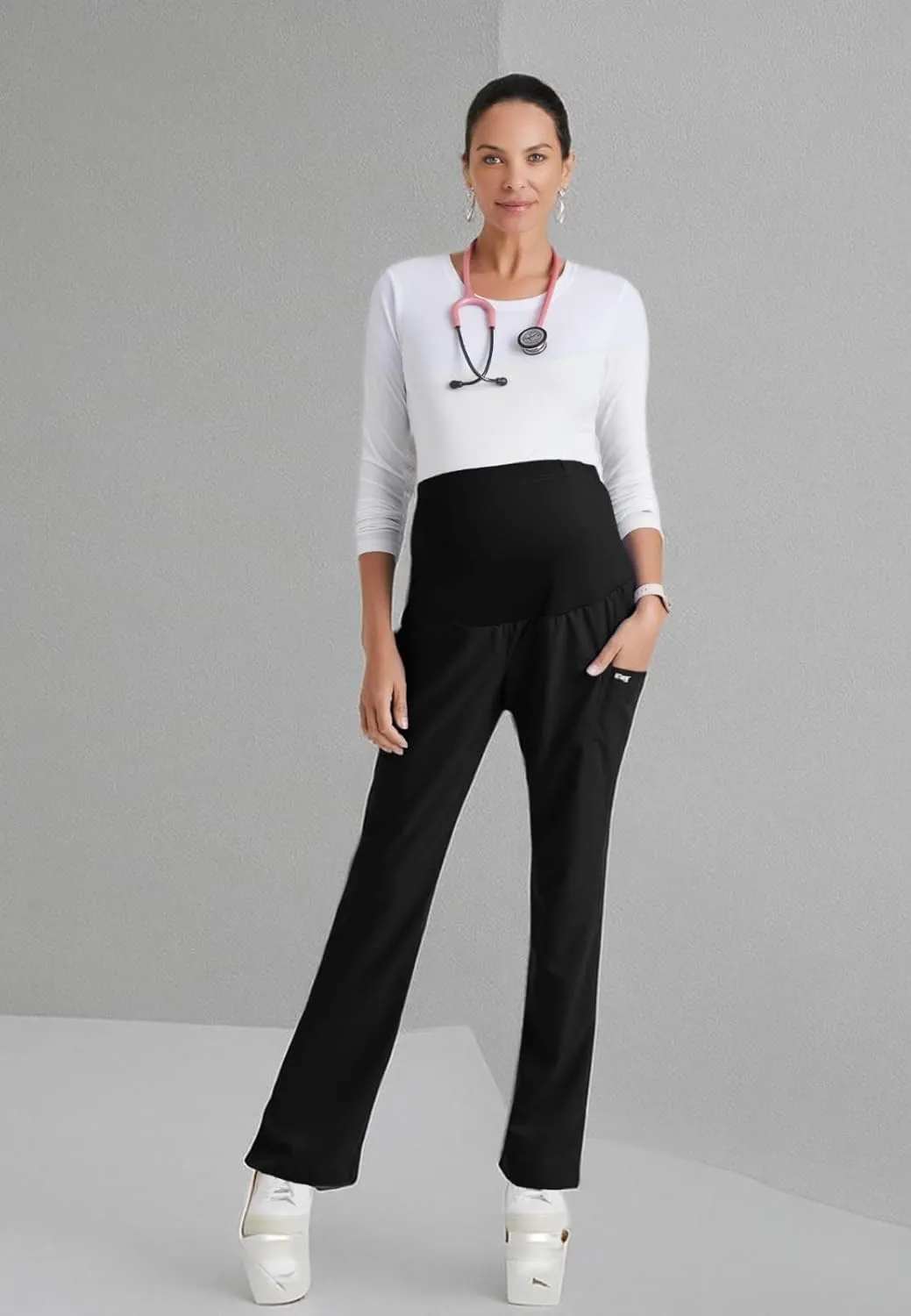 Grey's Anatomy Women's GRP560 Maternity Lilah Scrub Pant