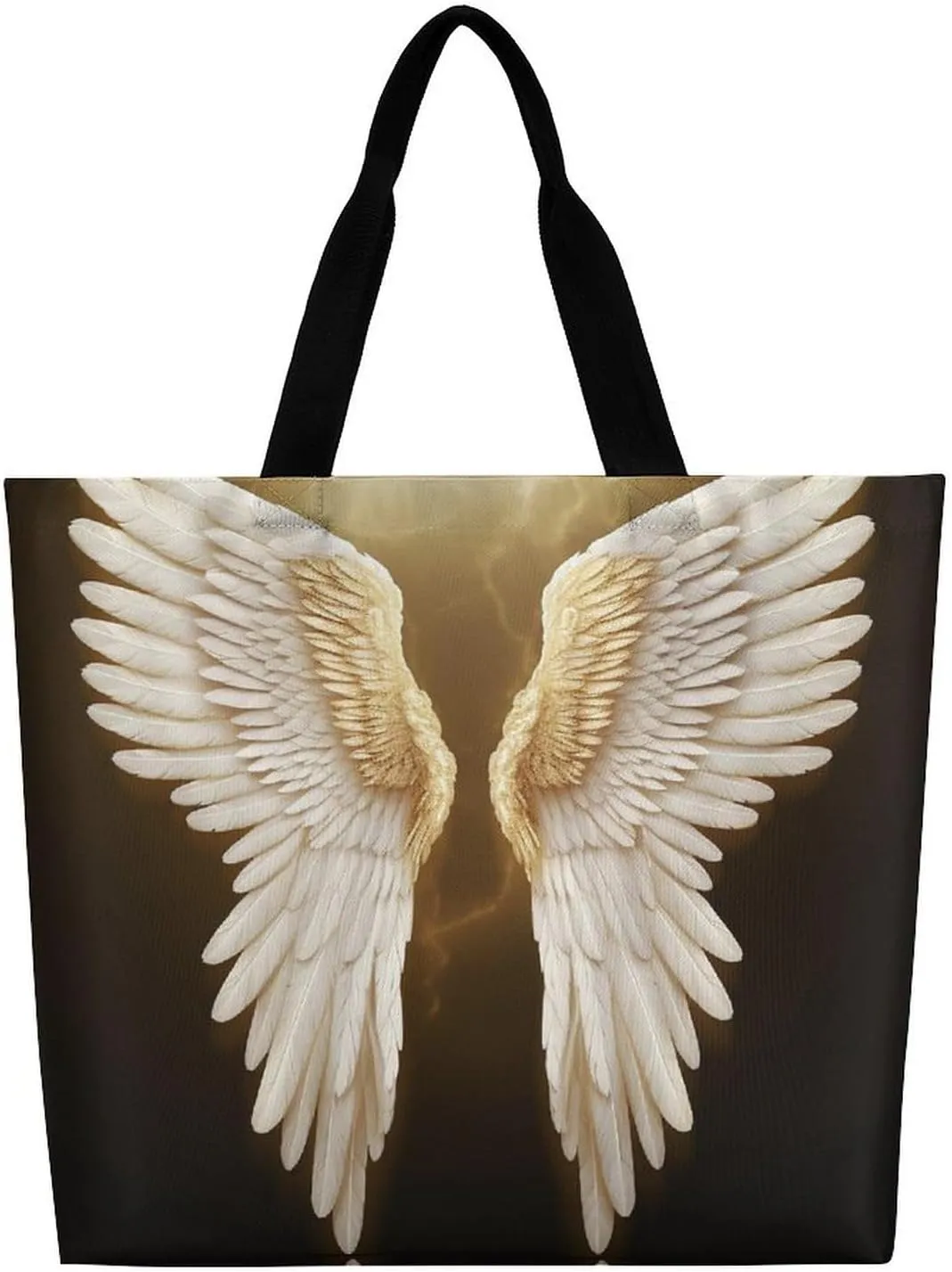 Grocery Bag Reusable Tote Bag Bright Sunshine Summer Beach Shopping Bag Foldable Handbag Shoulder Bag for Travel