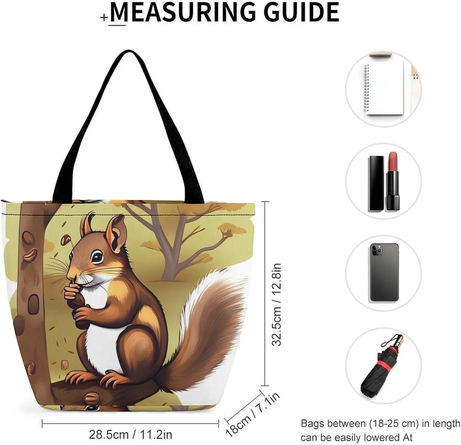 Grocery Bag Reusable Tote Bag Foldable Pug Shopping Bag Handbag Washable Shoulder Bag for Travel
