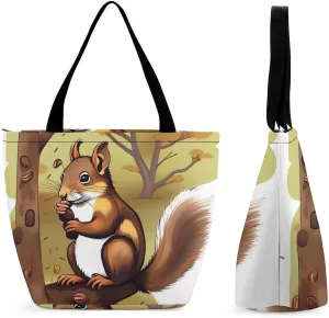 Grocery Bag Reusable Tote Bag Foldable Pug Shopping Bag Handbag Washable Shoulder Bag for Travel