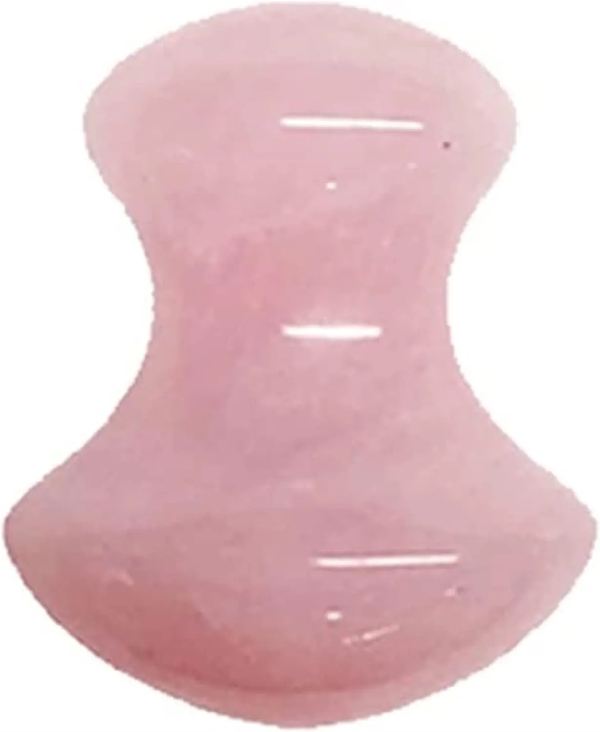 Gua sha Scraper Board Rose Quartz Face Thin Massager Natural Stone Guasha Board Jade Roller Pink Crystal Facial Scraper Jade Facial Roller Set Massage Tool Set (Color : Guasha B)