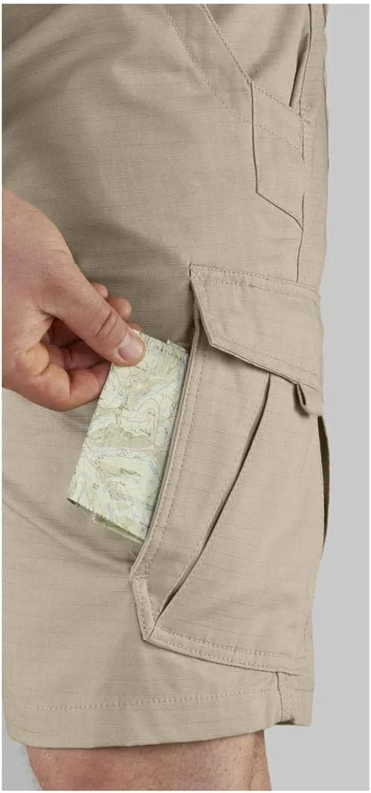 Guide Gear Mens Cargo Shorts Heavy Duty Cotton Ripstop - for Casual, Hiking, Summer