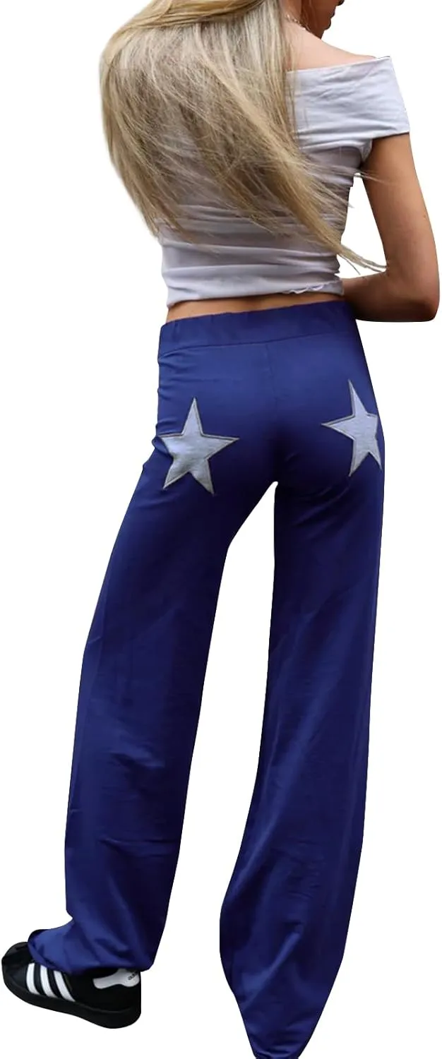 GUOLEZEEV Women Sweatpants Open Bottom Drawstring Elastic Waist Wide Leg Spring/Fall Pants with Pockets