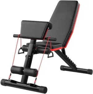 Gym Bench Adjustable Bench Heavy Duty Utility Weight Bench Foldable Flat/Incline/Decline Dumbbell Bench Press Abdominal Exercise for Home Gym