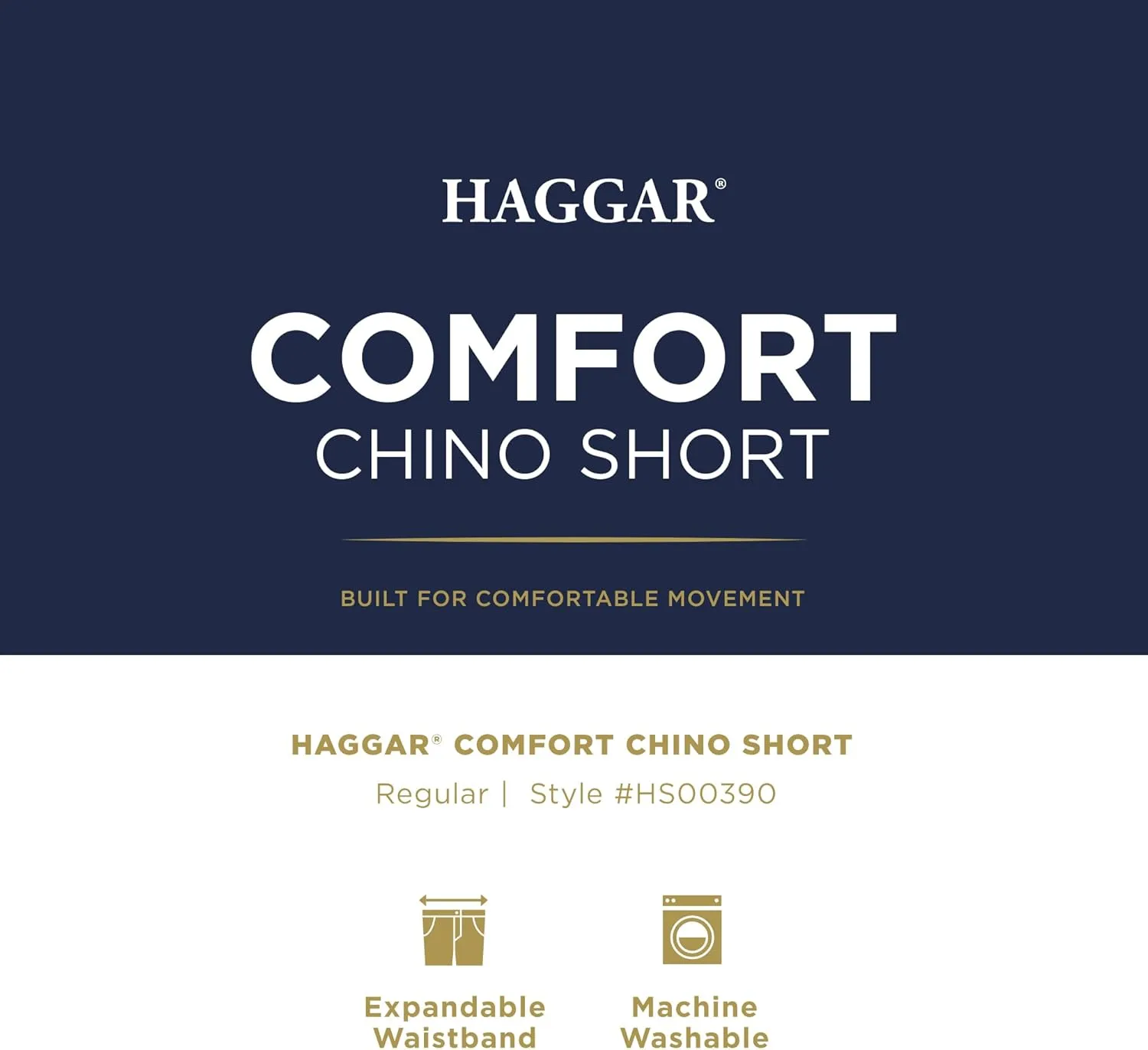 Haggar Men's Comfort Stretch Chino Short
