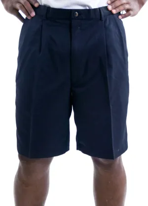 Haggar Men's Cool 18 Classic Fit Pleat Front Expandable Waistband Short (Regular and Big & Tall Sizes)