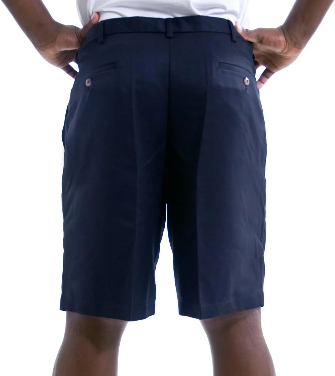 Haggar Men's Cool 18 Classic Fit Pleat Front Expandable Waistband Short (Regular and Big & Tall Sizes)