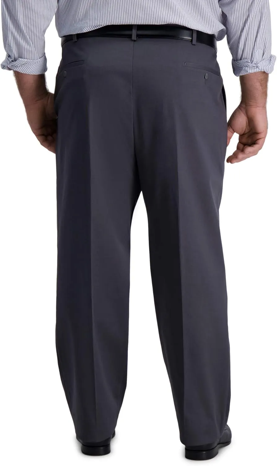 Haggar Men's Premium Stretch Suit Pant Pleated Front