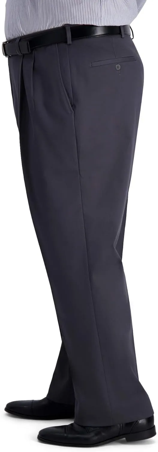 Haggar Men's Premium Stretch Suit Pant Pleated Front