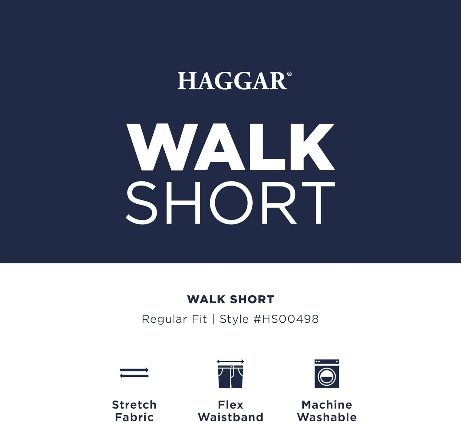 Haggar Men's Straight Fit Woven Short