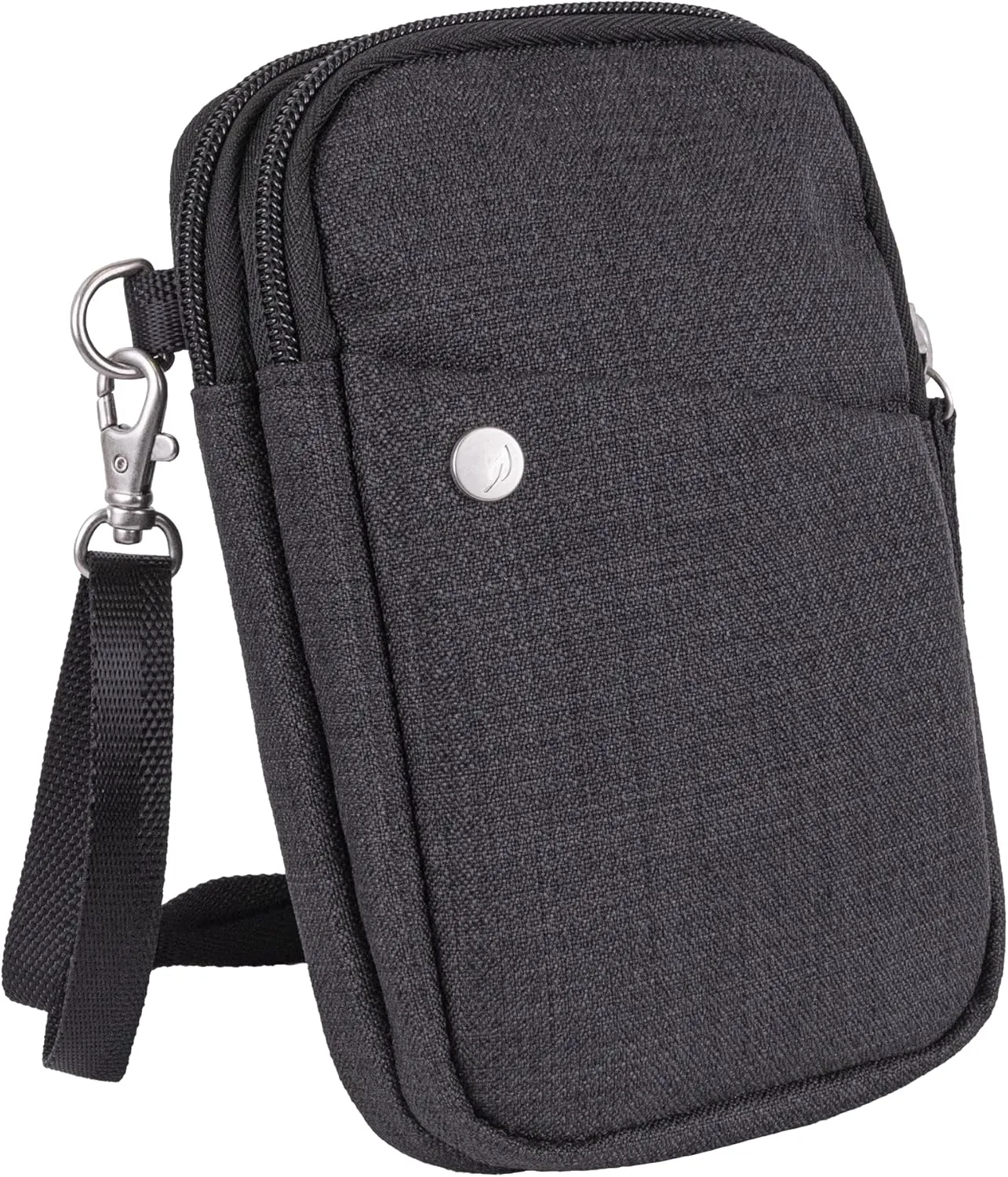 HAIKU Endeavor Pouch, Lightweight Small Crossbody bag, Zip-Around Cell Phone Travel Purse with Card Slots, Adjustable Strap