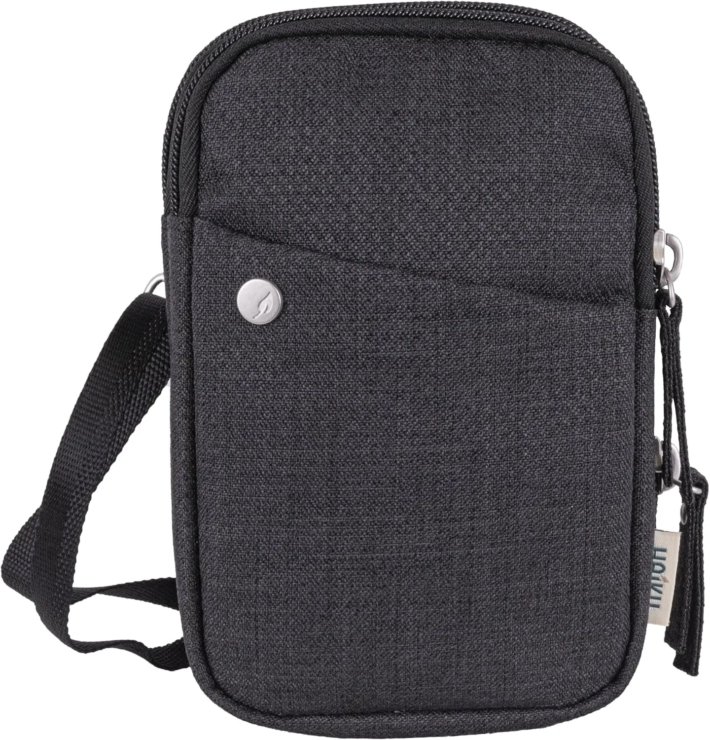 HAIKU Endeavor Pouch, Lightweight Small Crossbody bag, Zip-Around Cell Phone Travel Purse with Card Slots, Adjustable Strap