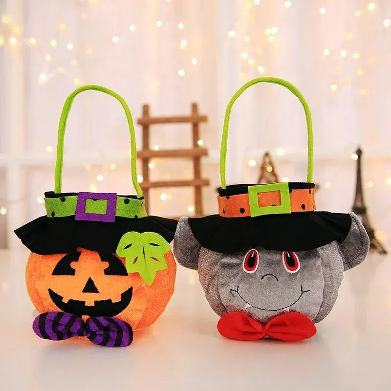 Halloween Buckets & Candy Bags - Foldable Halloween Treat Bags