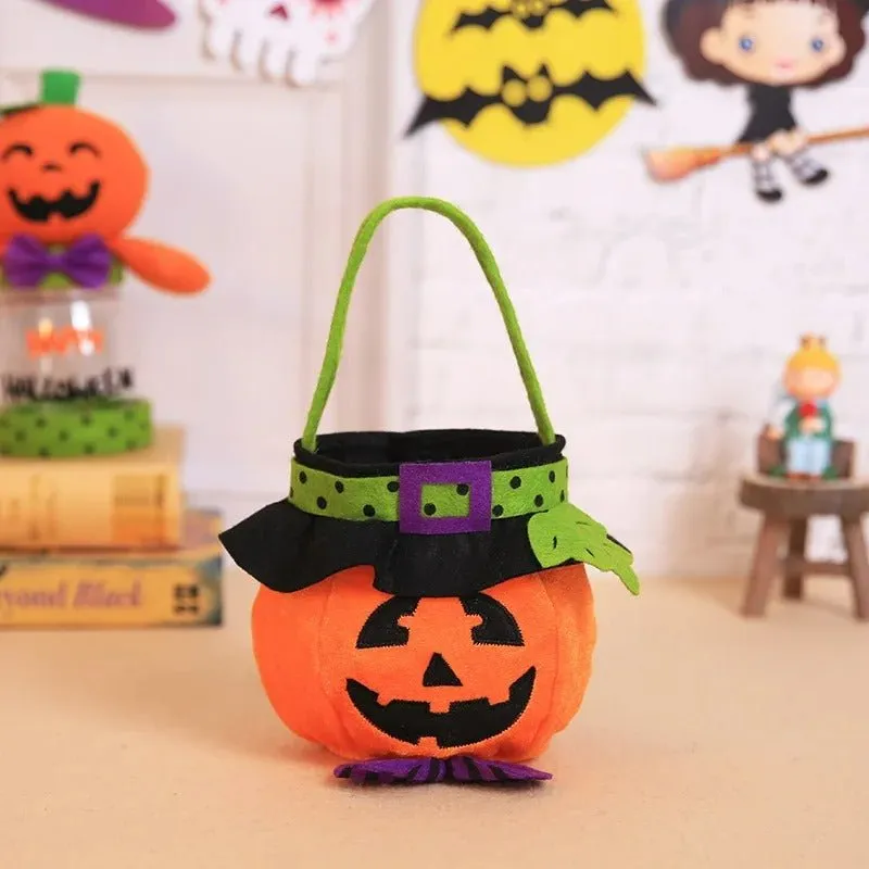 Halloween Buckets & Candy Bags - Foldable Halloween Treat Bags