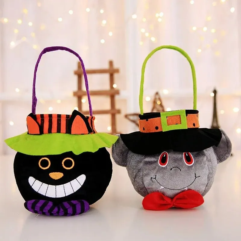 Halloween Buckets & Candy Bags - Foldable Halloween Treat Bags