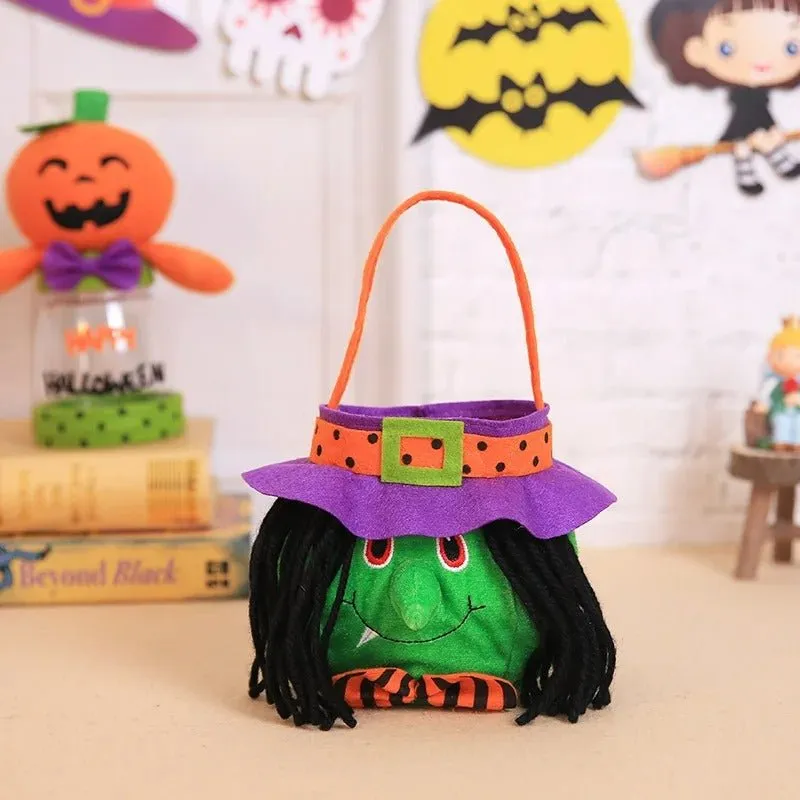 Halloween Buckets & Candy Bags - Foldable Halloween Treat Bags