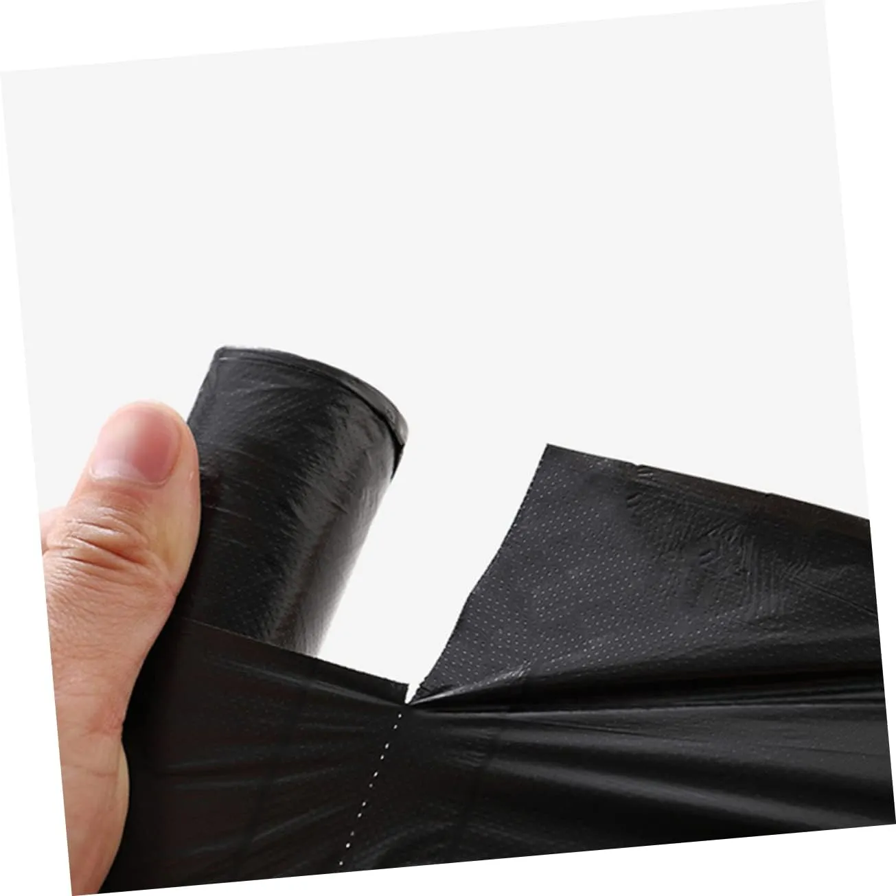 HEALLILY Trash Bin Liners 10 Rolls Trash Bags Disposable Bag Rubbish Bag Refuse Bag Household Outdoor Waste Bag