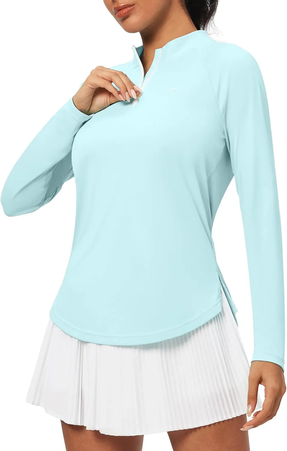 Heathyoga Womens Long Sleeve Workout Tops Golf Shirts Rash Guard for Women UPF 50  SPF UV Protection Sun Shirts Hiking